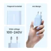 UGREEN USB-C Wall Charger 20W PD Original – Fast Charging iPhone & Android | Kompatibel Kabel MFI | GaN Teknologi